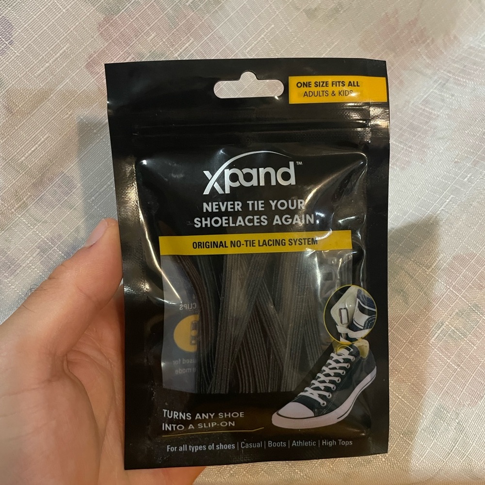 Xpand No-Tie Shoelaces - Black